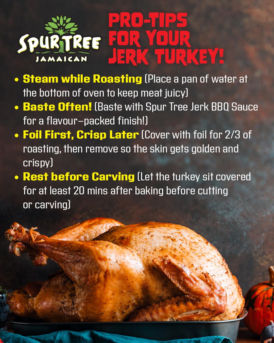 Spur Tree Jamaican Jerk Seasoning, 35 Oz | Authentic Caribbean, Jerk Sauce, All-Natural and Fresh Ingredients