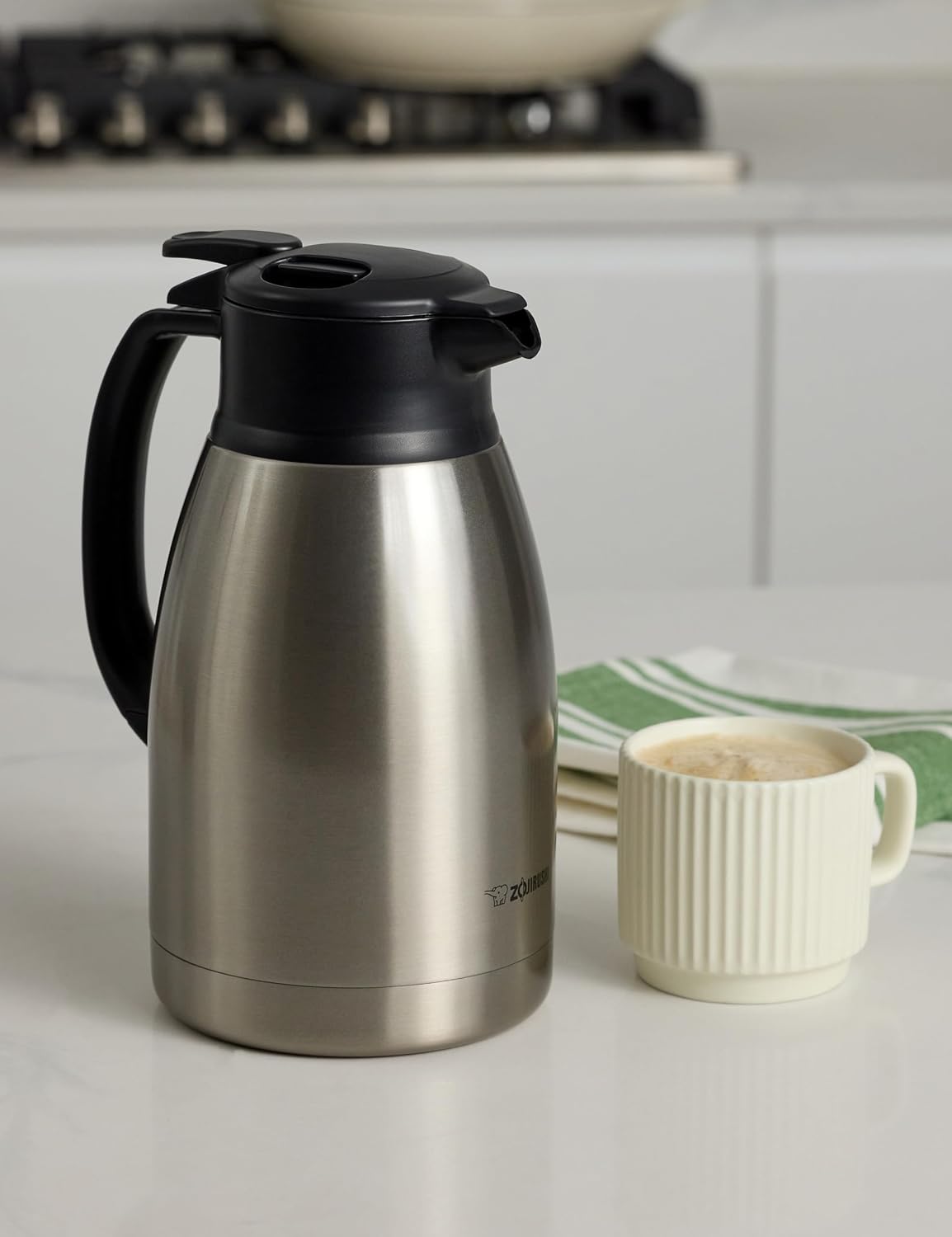 Zojirushi SH-HC15AD Stainless Steel Vacuum Carafe, 1.5 Liter, Matte Navy