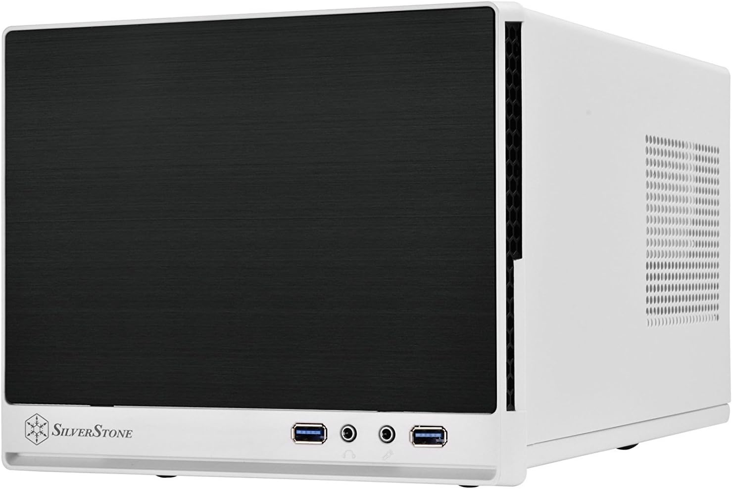 Silverstone Computer Case with Mesh Front Panel,Black (SG13B)