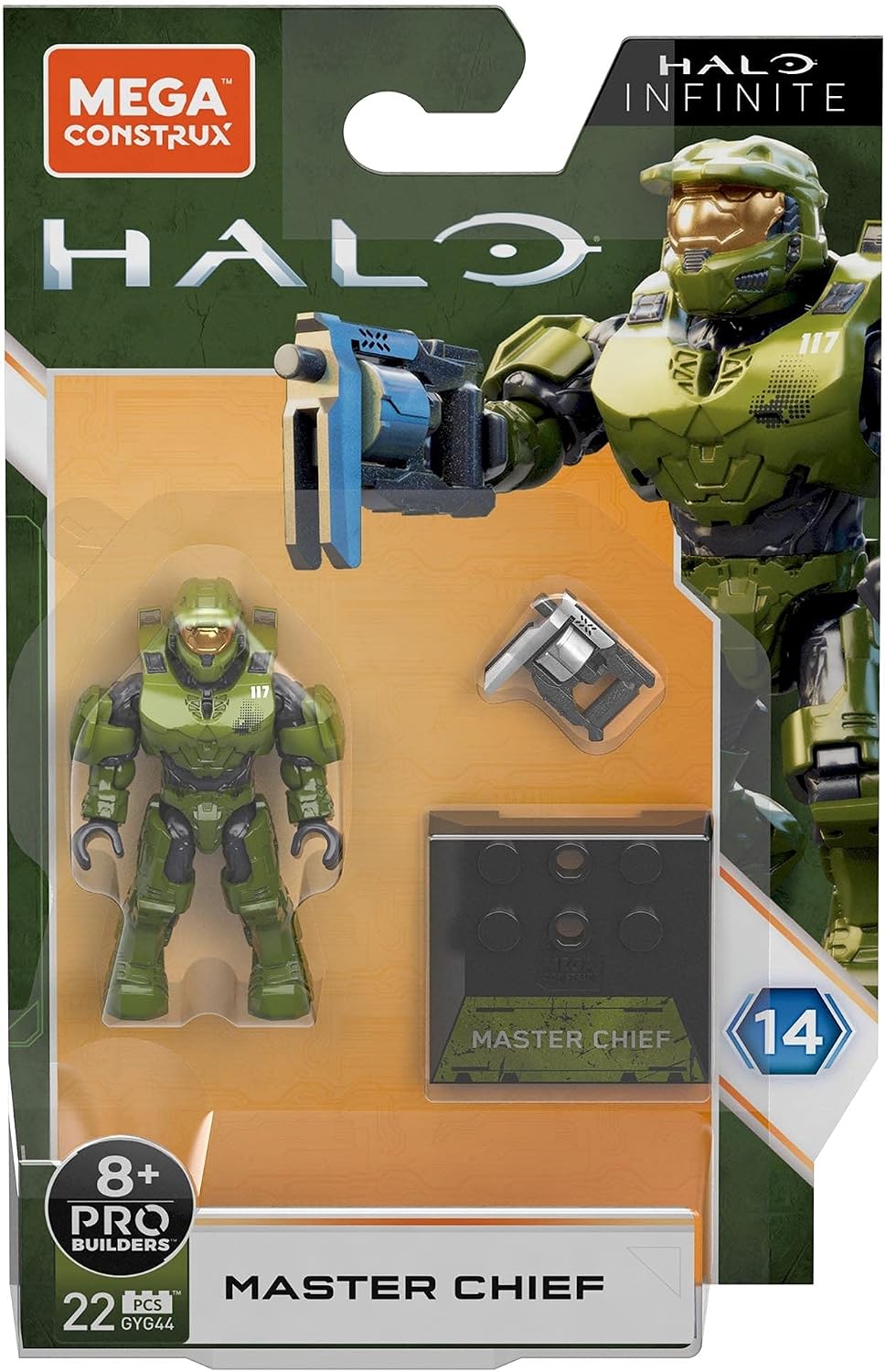 Mega Construx Halo Infinite Heroes Series 14 Master Chief Mini Figure