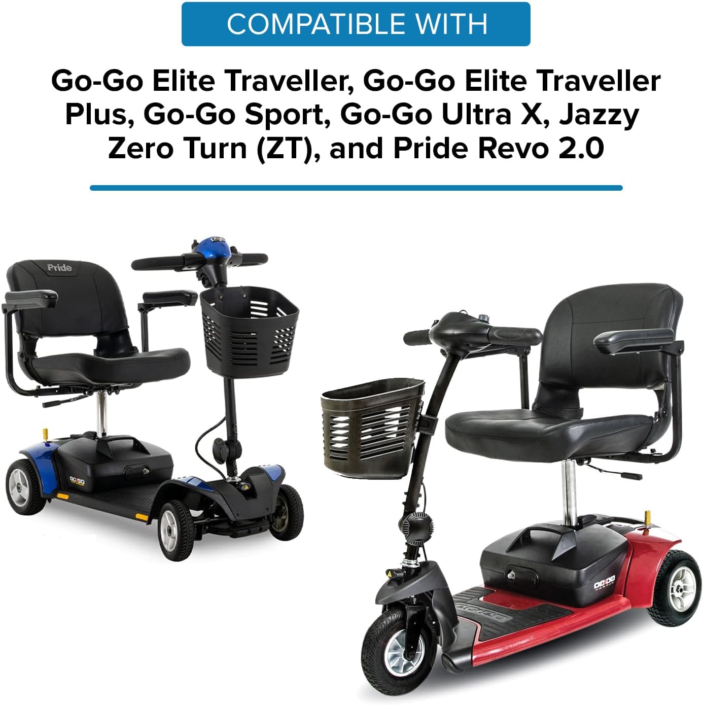Tiller Adjustment Knob for Pride, Go-Go, and Jazzy Mobility Scooters - Replacement Knobs for GOGO Elite Traveller and Ultra X, Jazzy Zero Turn