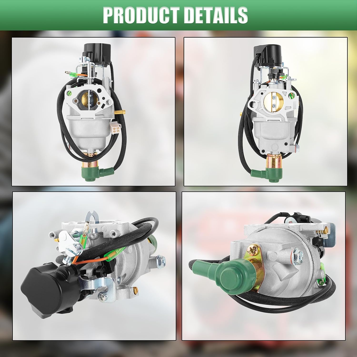 Carburetor Compatible with Harbor Freight Predator 9500 watt 459cc Quiet Inverter Generator 57080 59188