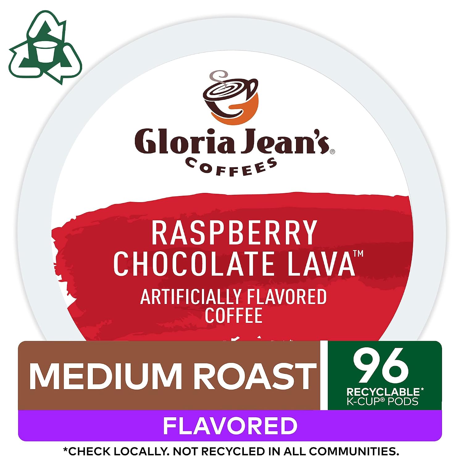 Gloria Jean's Coffees Butter Toffee, Single-Serve Keurig K-Cup Pods, Flavored Medium Roast Coffee, 96 Count