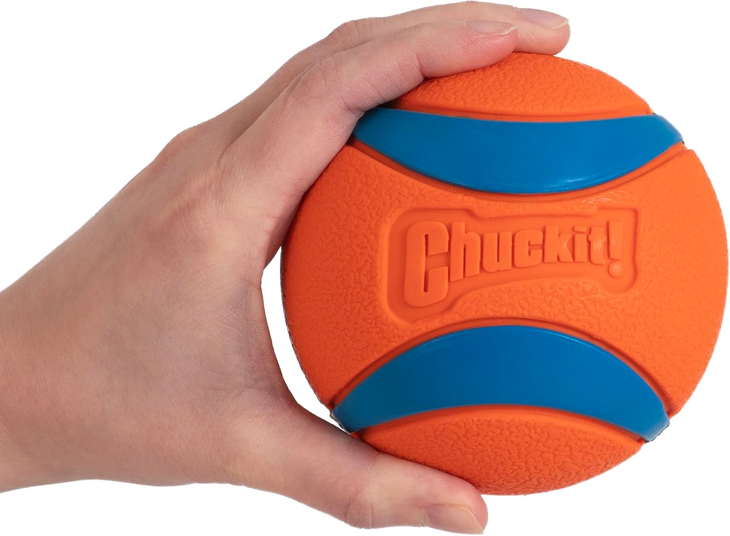 Chuckit! Ultra Ball Dog Toy - Size Large - For Dogs 60-100 lbs - Made from Durable Rubber - Super Bouncy - Floats in Water - 3-inch Diameter - Pack of 1