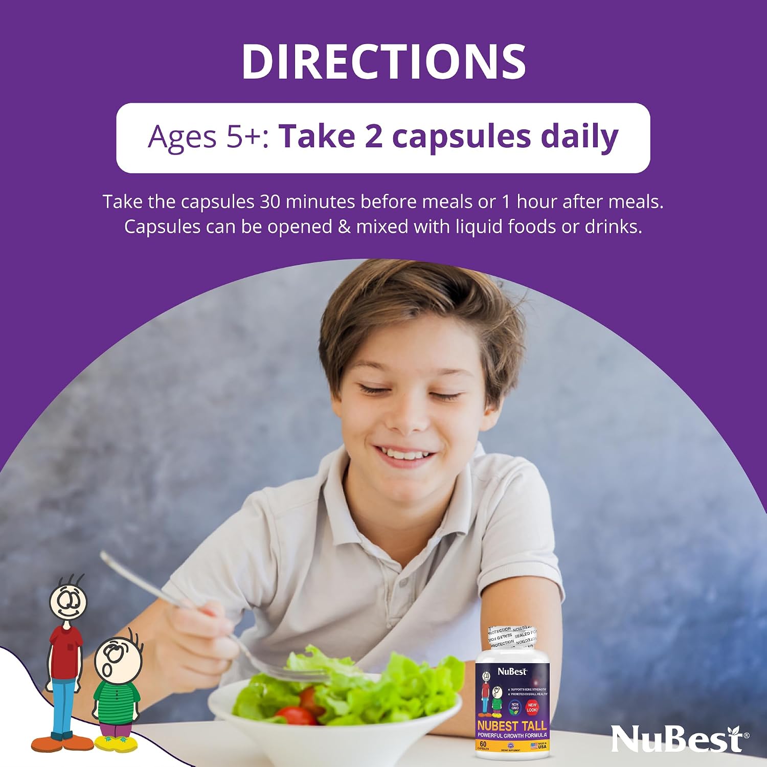 NuBest Tall - Advance Healthy Height Supplement - Grow Taller Naturally