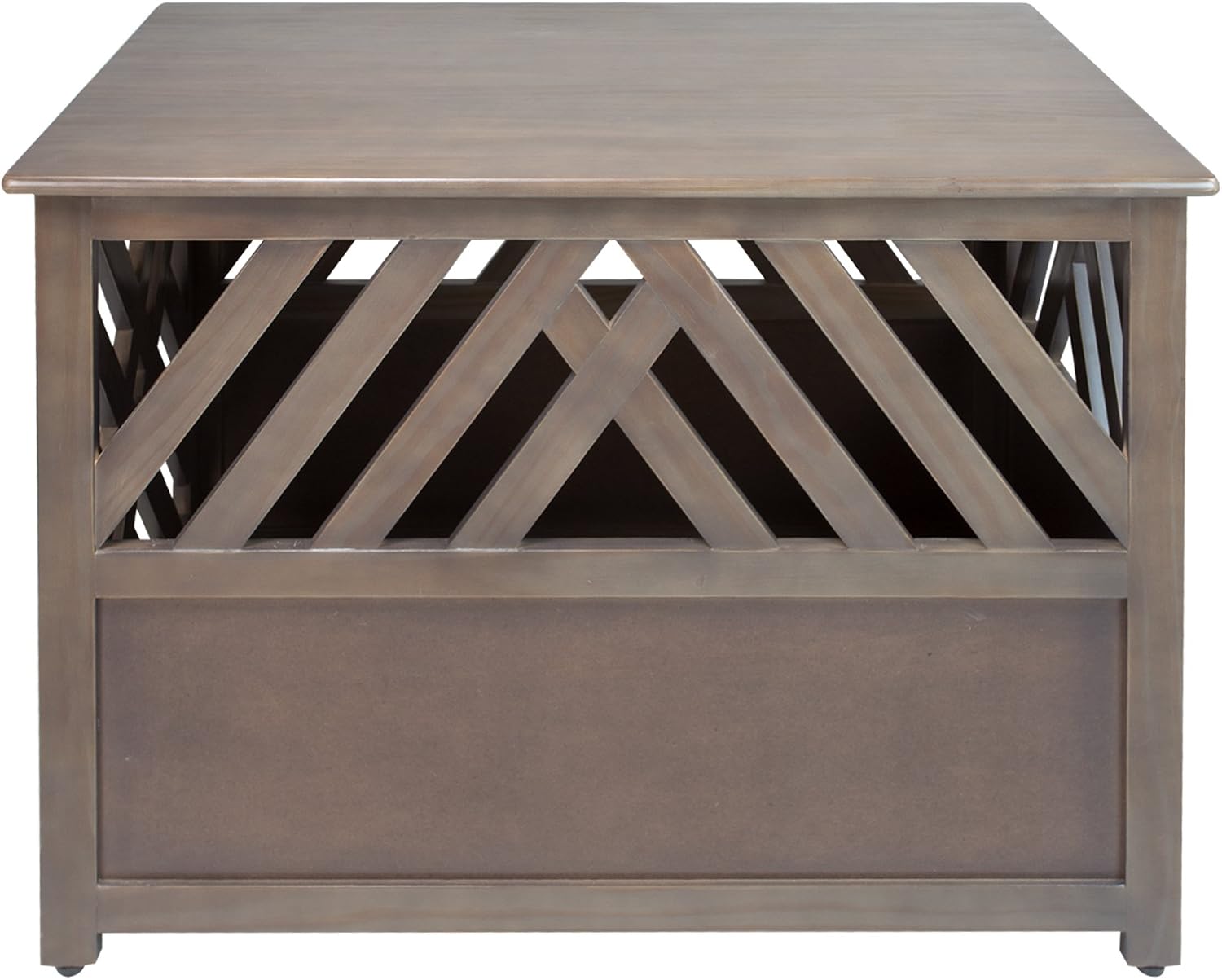 Casual Home Wooden Small Pet Crate, End Table, Espresso,19.5"W x 22.5"D x 22.5"H
