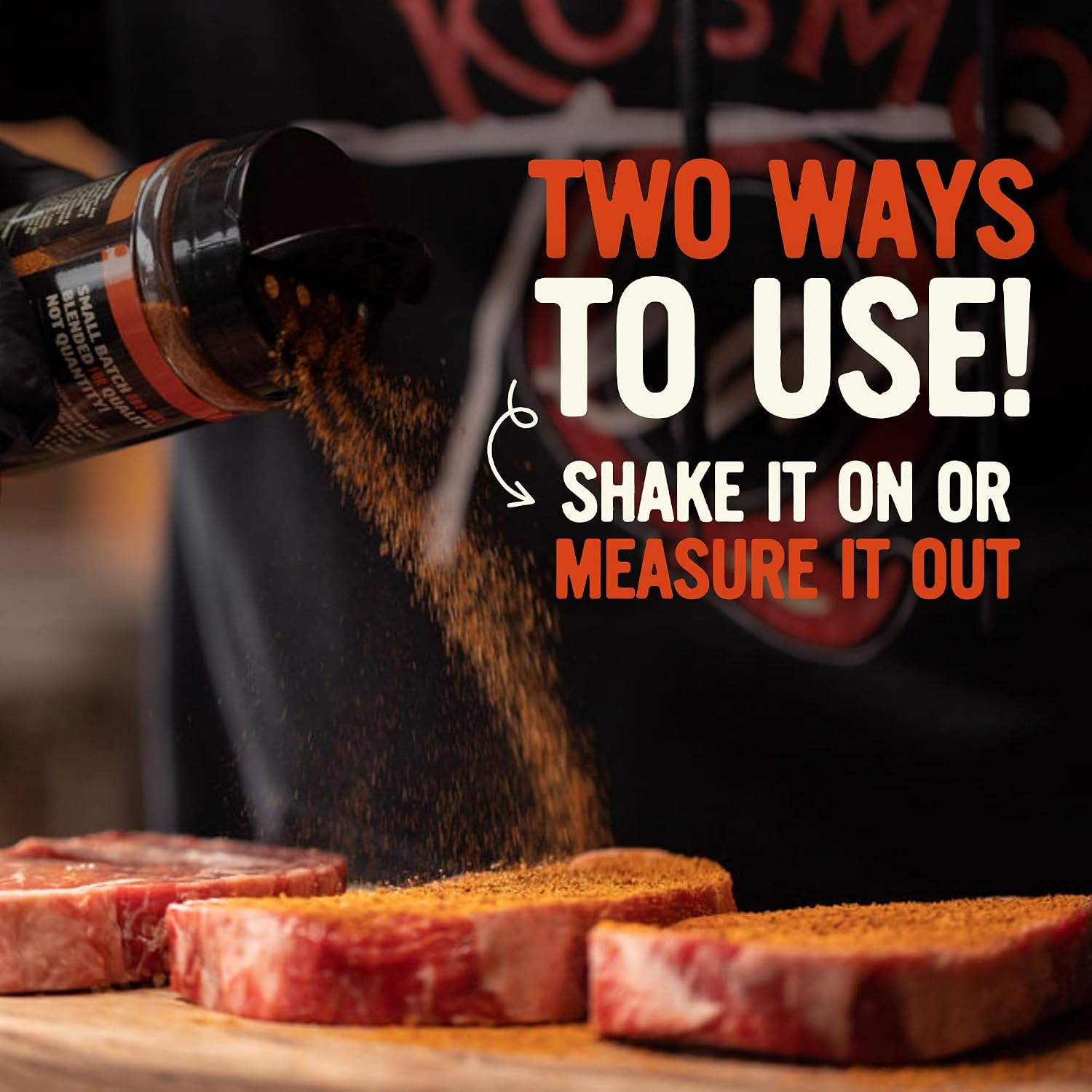Kosmos Q Hot Dirty Bird BBQ Dry Rub, Spicy Seasoning with Chili Pepper, Brown Sugar, Garlic & Onion for Chicken, Turkey, Ribs, Pork, Dry Rub for Smoking & Grilling Meat, BBQ Spice Blend, 11 Oz Bag