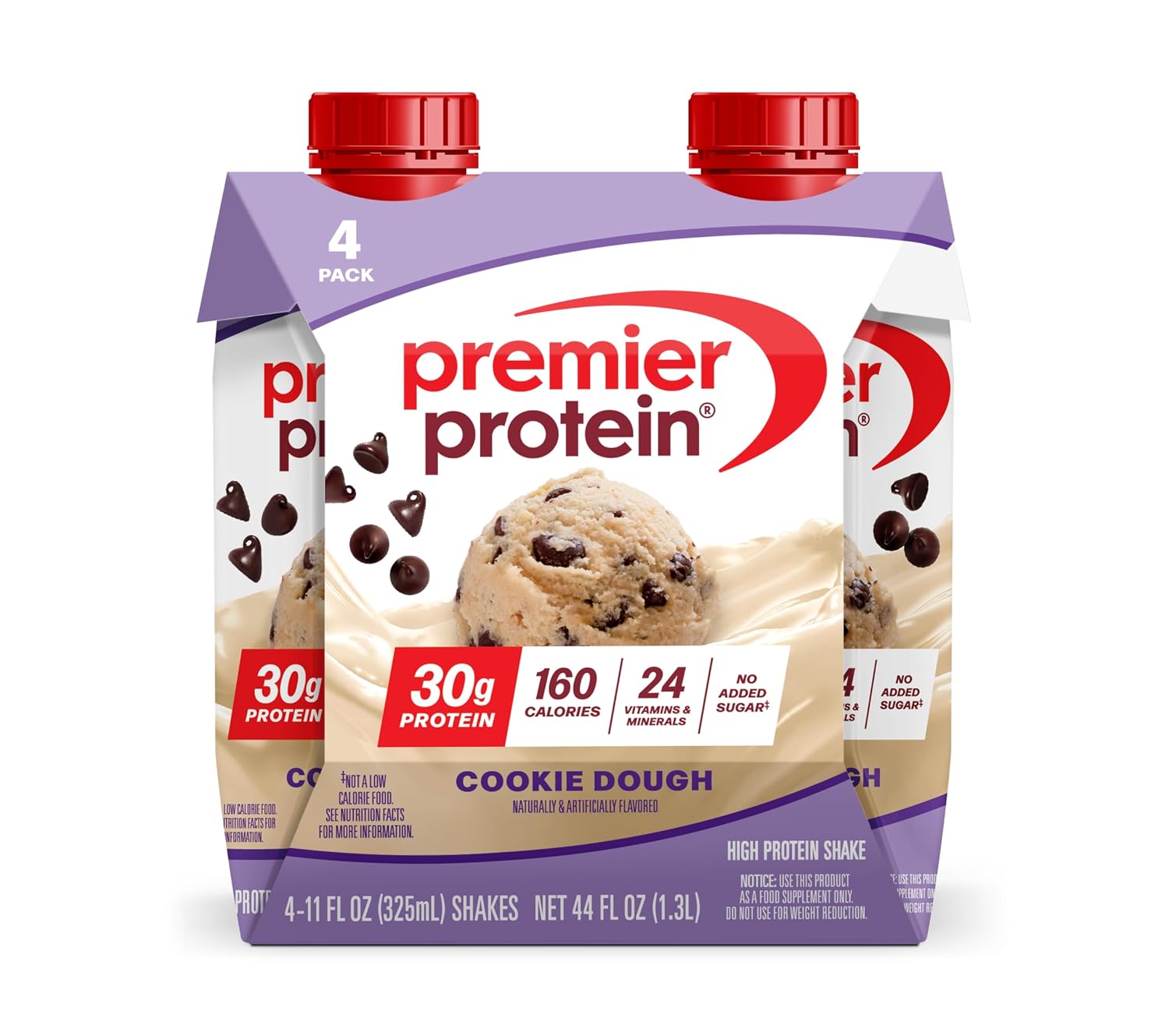 Premier Protein 30g High Protein Shake, Vanilla, 12 Pack | 160 Calories, 24 Vitamins & Minerals, No Added Sugar, Supports Muscle Health, Gluten-Free, 11 oz