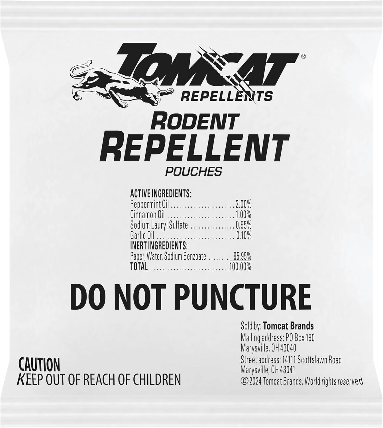 Tomcat Repellents Rodent Repellent Ready-to-Use with Comfort Wand, 1 gal. | For Indoor and Outdoor Mouse and Rat Prevention, Peppermint Oil Spray for Rodents with Cinnamon & Garlic Essential Oils