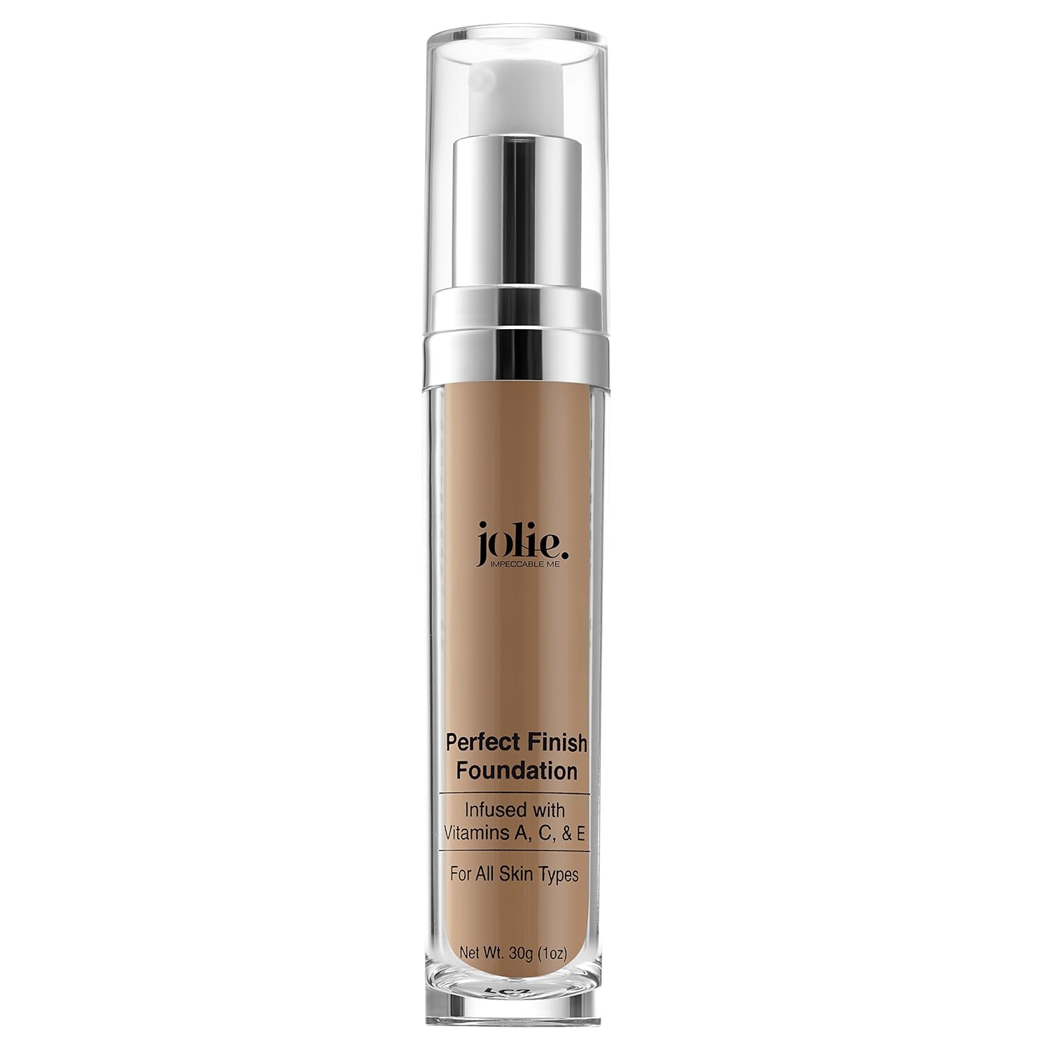 Jolie Perfect Finish Liquid Foundation Makeup SPF 15 Oil Free (MW4)