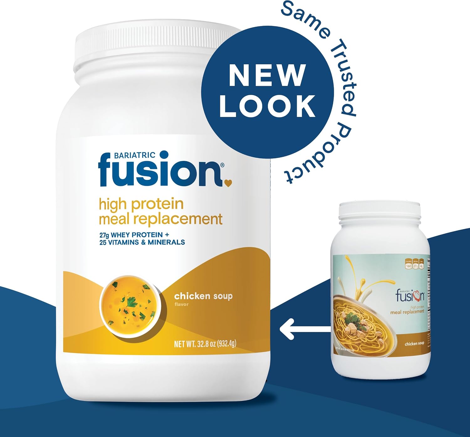 Bariatric Fusion Cappucino Meal Replacement 27g Protein Powder, 21 Serving Tub for Bariatric Surgery Patients Including Gastric Bypass and Sleeve Gastrectomy - No Gluten, Aspartame or Sugar