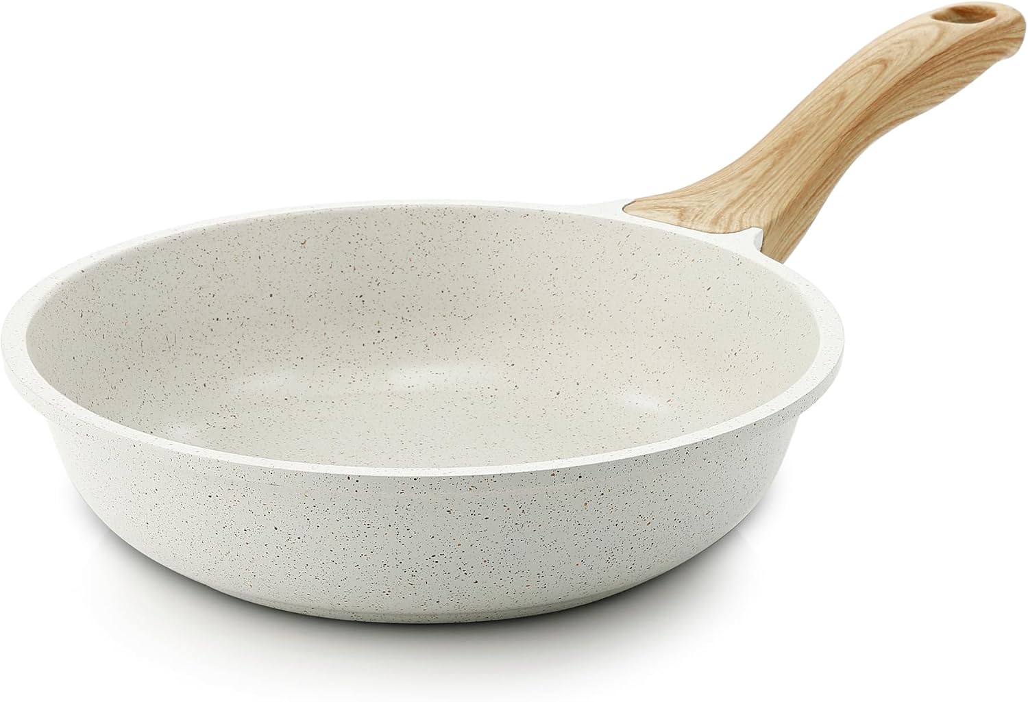 SENSARTE Nonstick Frying Pan Skillet, Swiss Granite Coating Omelette Pan, Healthy Stone Cookware Chef's Pan