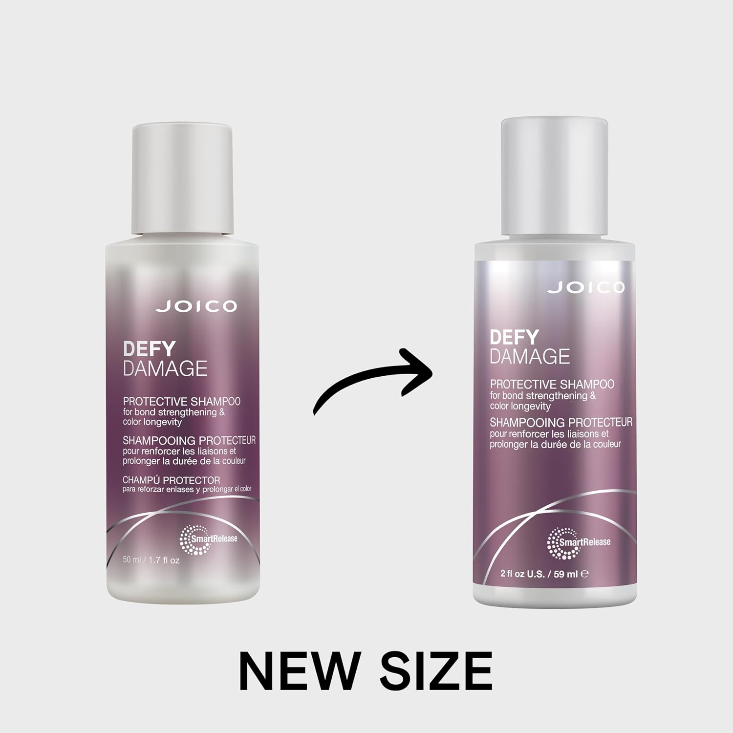 Joico Defy Damage Protective Shampoo | For Color-Treated Hair | Strengthen Bonds & Preserve Hair Color | With Moringa Seed Oil & Arginine