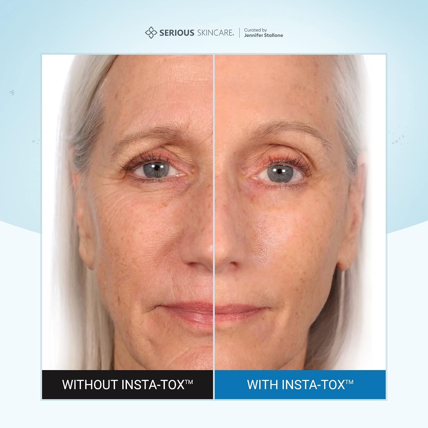 Serious Skincare INSTA-TOX Instant Wrinkle Smoothing Serum - Temporary Face Tightener, Facial Filler for Deep Wrinkles, Fine Lines
