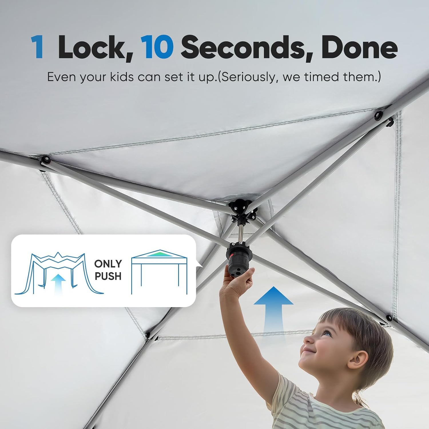 Quictent 10'x10' Pop up Screened Canopy Tent with Mosquito Netting | Portable Easy up Outdoor Screen House Shelter for Patio, Camping and Picnic, Includes Wheeled Carry Bag