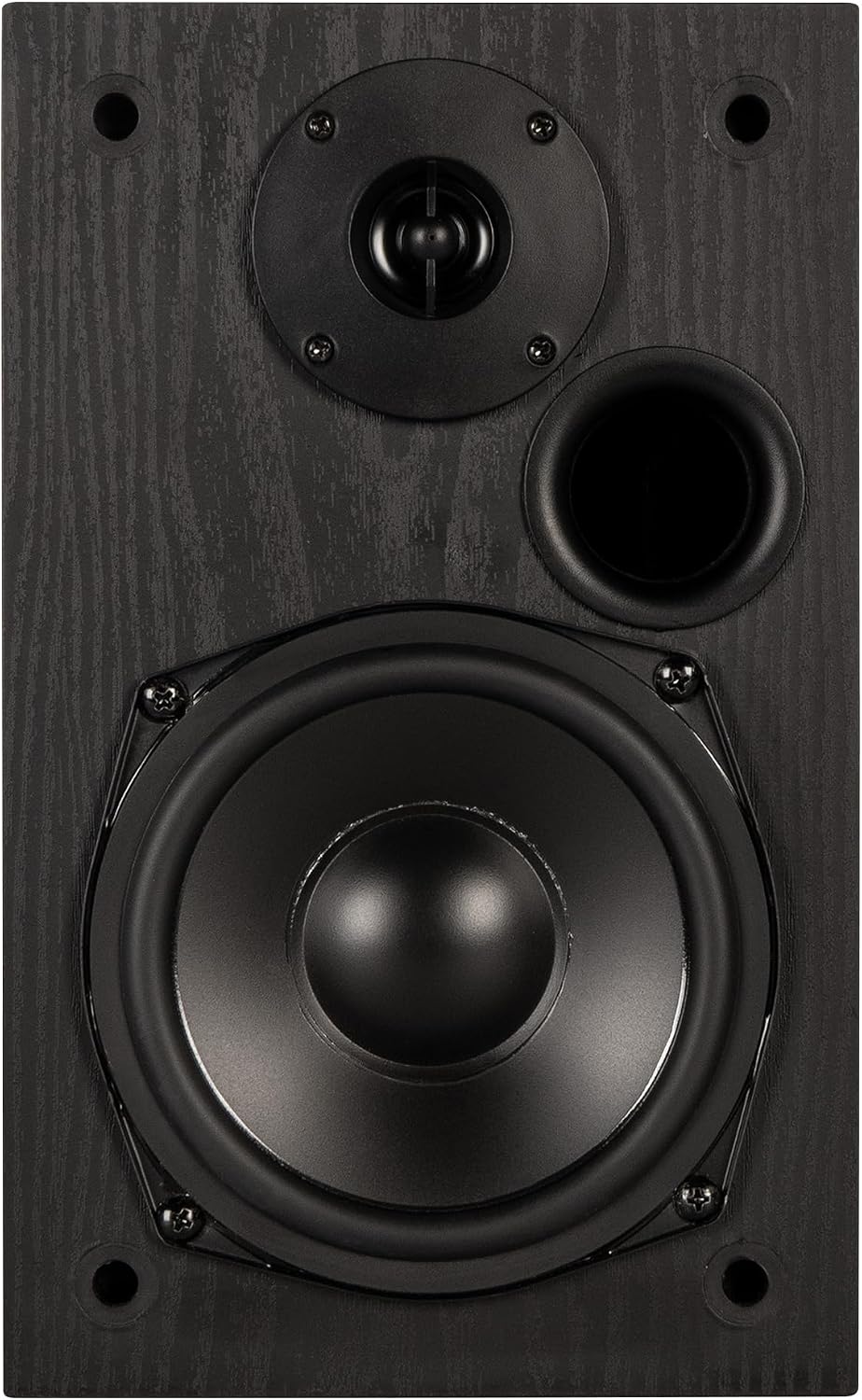 MTX Audio MONITOR5i 5.25 Inch 2-Way Bookshelf Speakers, 200W Polypropylene Wired Home Theater and Music Speaker System with RCA Input, Black