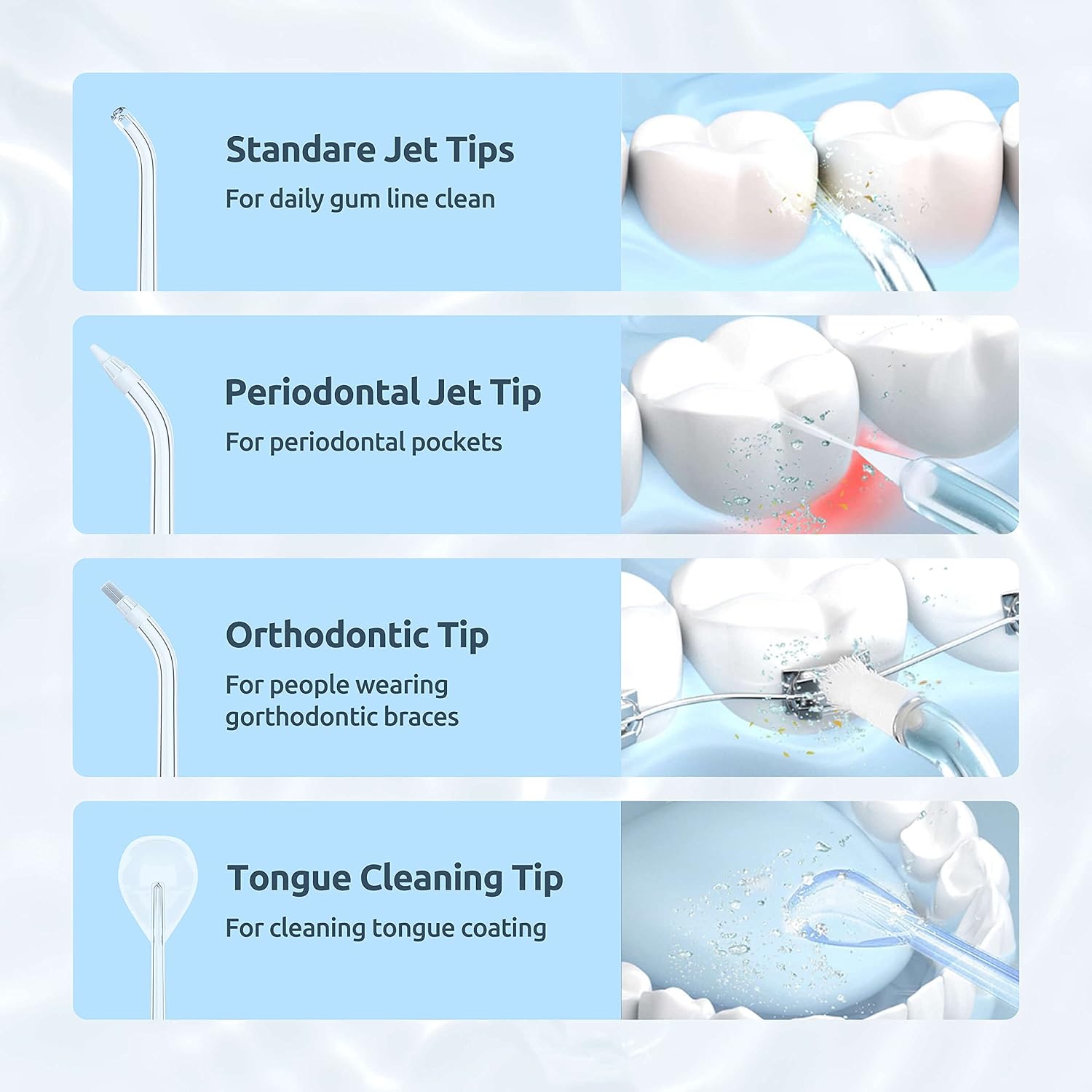Water Flosser [ Mini Cordless Portable ] Oral Irrigator Water Teeth Cleaner Pick, Telescopic Water Tank, 3 Modes & IPX7 Waterproof
