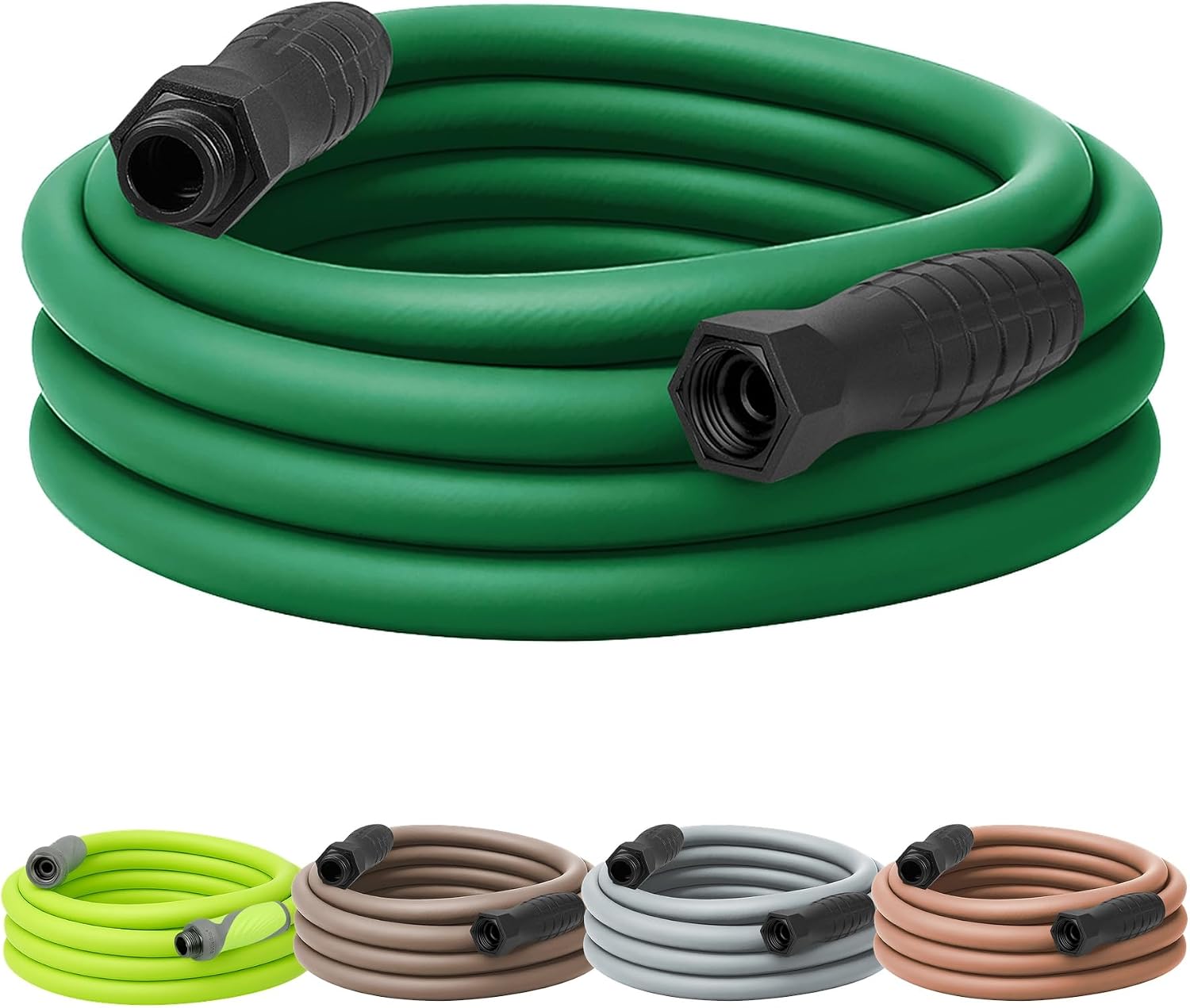Flexzilla Garden Hose 5/8 in. x 50 ft., Lightweight All-Weather Water Hose, Durable and Flexible, Leak-Free Connections