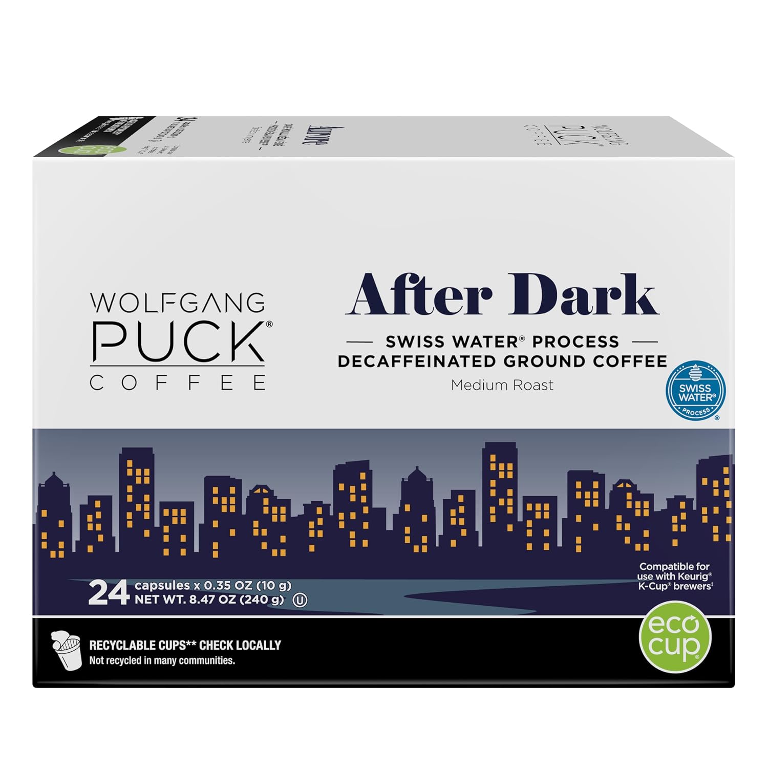 Wolfgang Puck Coffee Single Serve Capsules, Compatible with Keurig K-Cup Brewers, Hawaiian Hazelnut, 24 Count