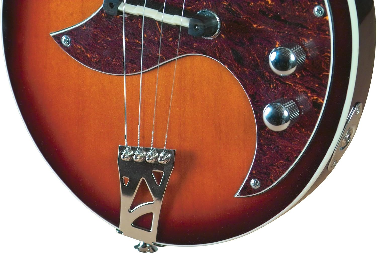 Kentucky KM-300E 4-String Electric Mandolin – Traditional Sunburst, Solid Basswood Body, Maple Neck, Gig Bag Included