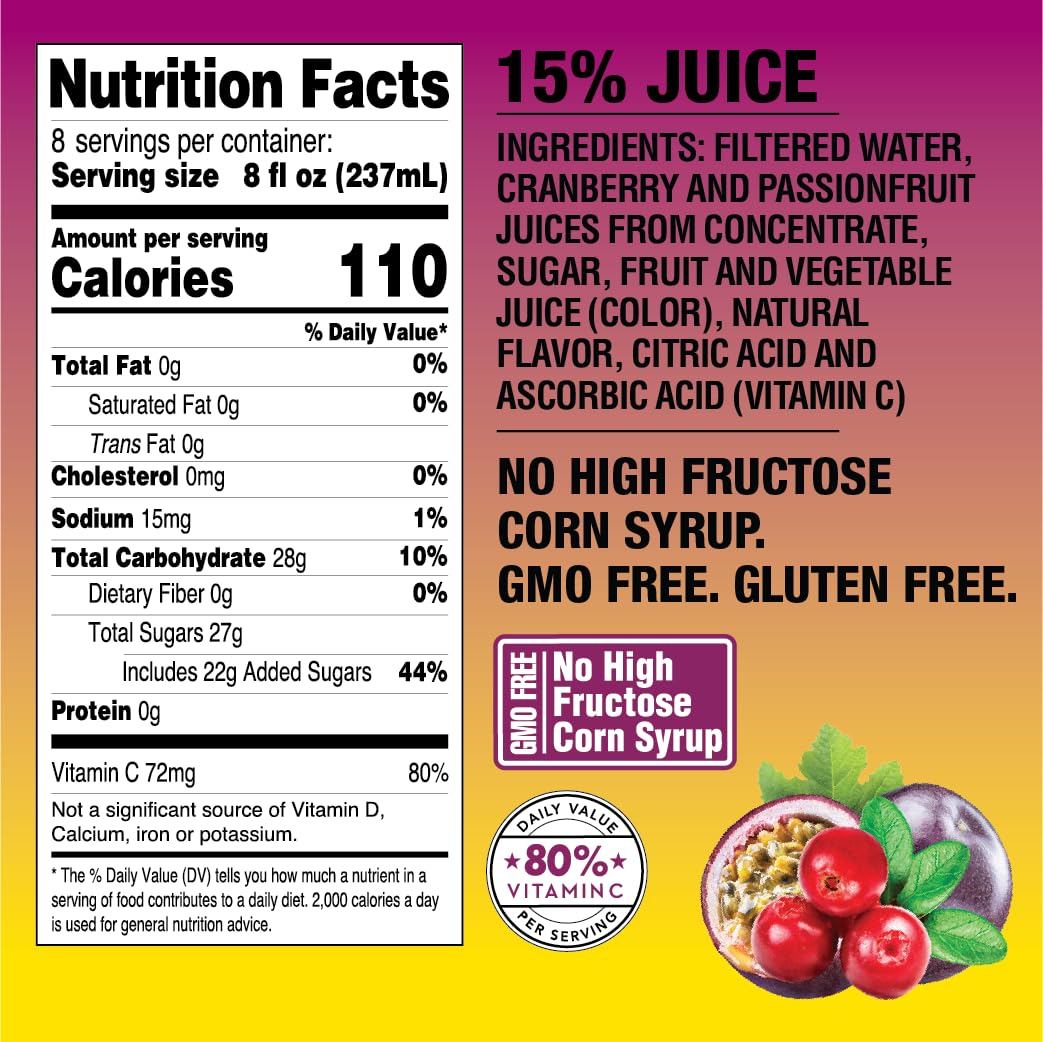 Langers Juice Cocktail, Pineapple Orange Guava, 15.2 Fl Oz (Pack of 12)