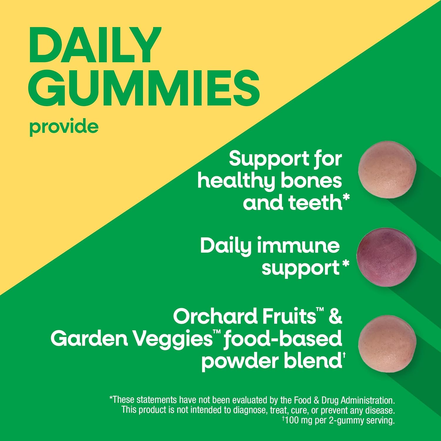 Nature’s Way Alive! Chewable Calcium Gummies with Vitamin D3, 60 ct | Daily Supplement Supports Healthy Bones and Teeth, and Muscle Function*, Strawberry and Raspberry-Lemonade Flavored
