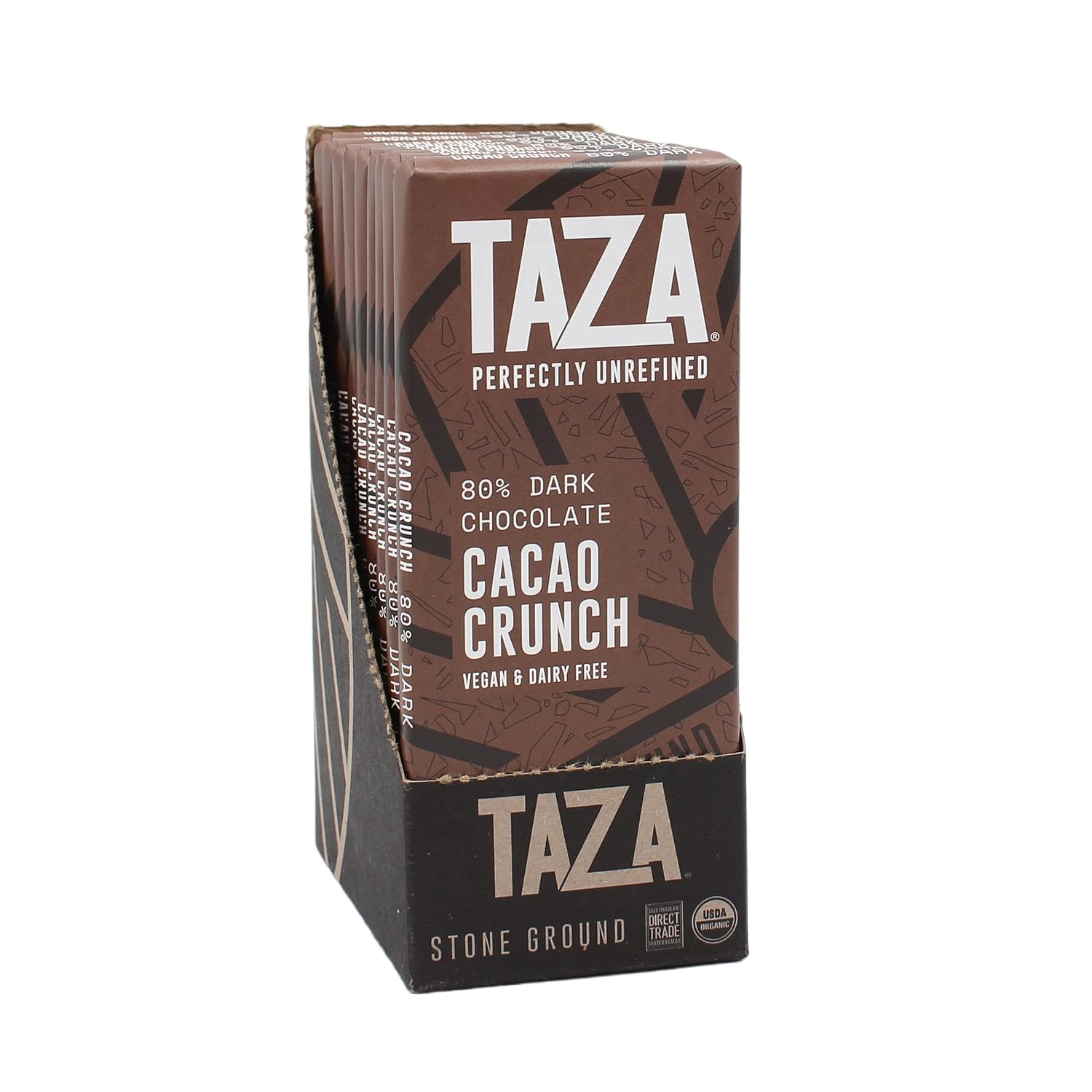 Taza Chocolate, 95% Wicked Dark Amaze Bar, 2.5 oz bars, case of 10