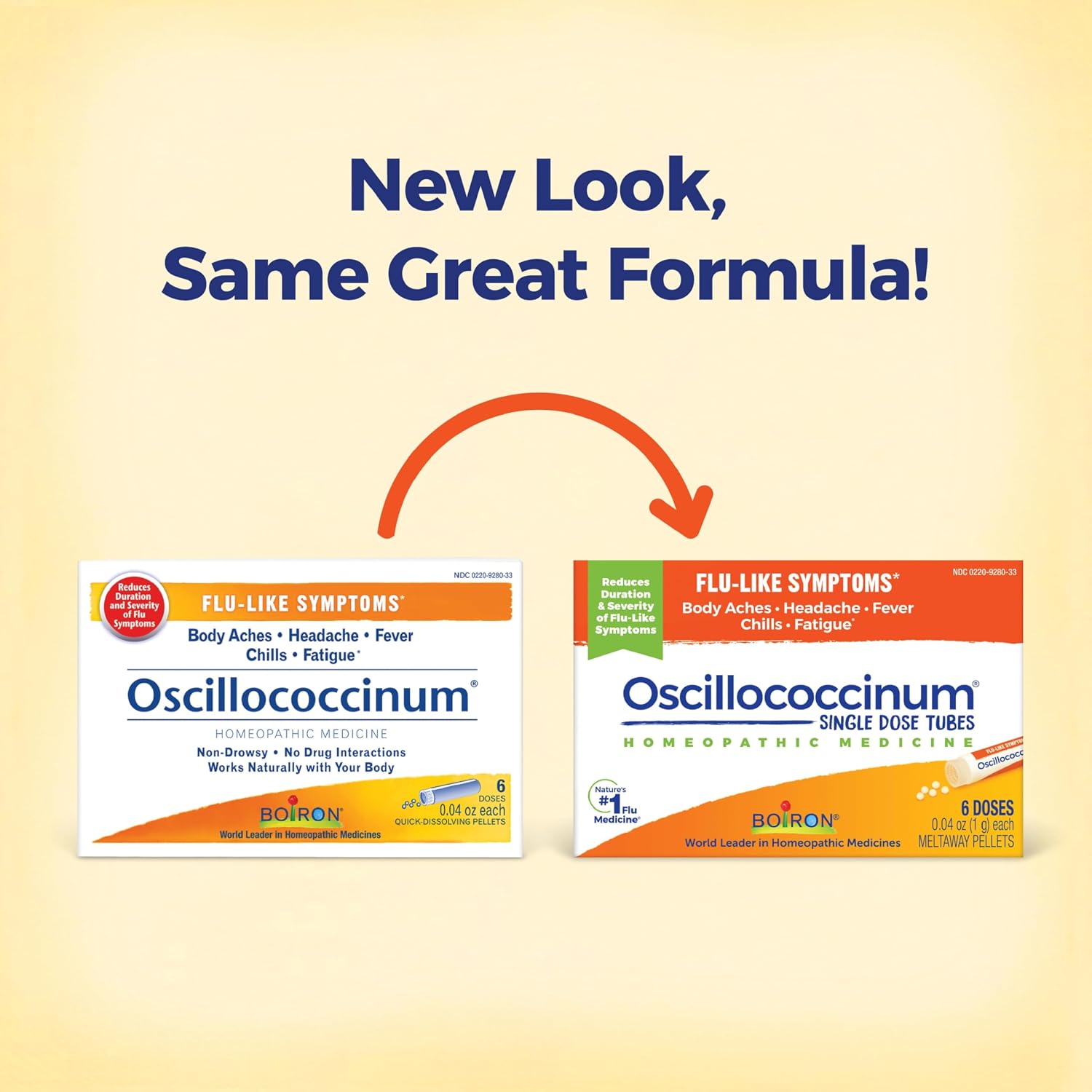 Boiron Oscillococcinum for Relief from Flu-Like Symptoms of Body Aches, Headache, Fever, Chills, and Fatigue - 30 Doses