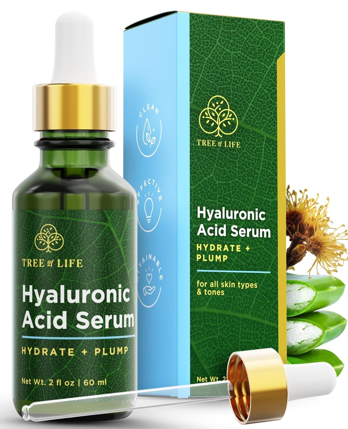 Tree of Life Vitamin C Serum for Face - Brightening and Hydrating Face Oil for Dark Spots and Fine Lines - Suitable for Sensitive Skin - Dermatologist Tested Skin Care - 1 Fl Oz | Brightening Vitamin C serum for face. Hydrating face oil that targets dark…