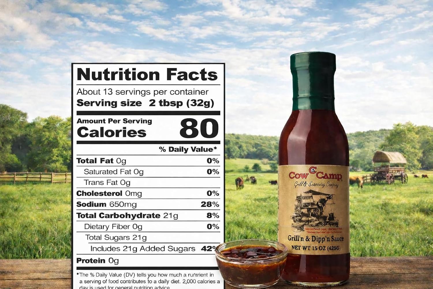 Cow Camp, Seasoning-Garlic, 15 Ounce