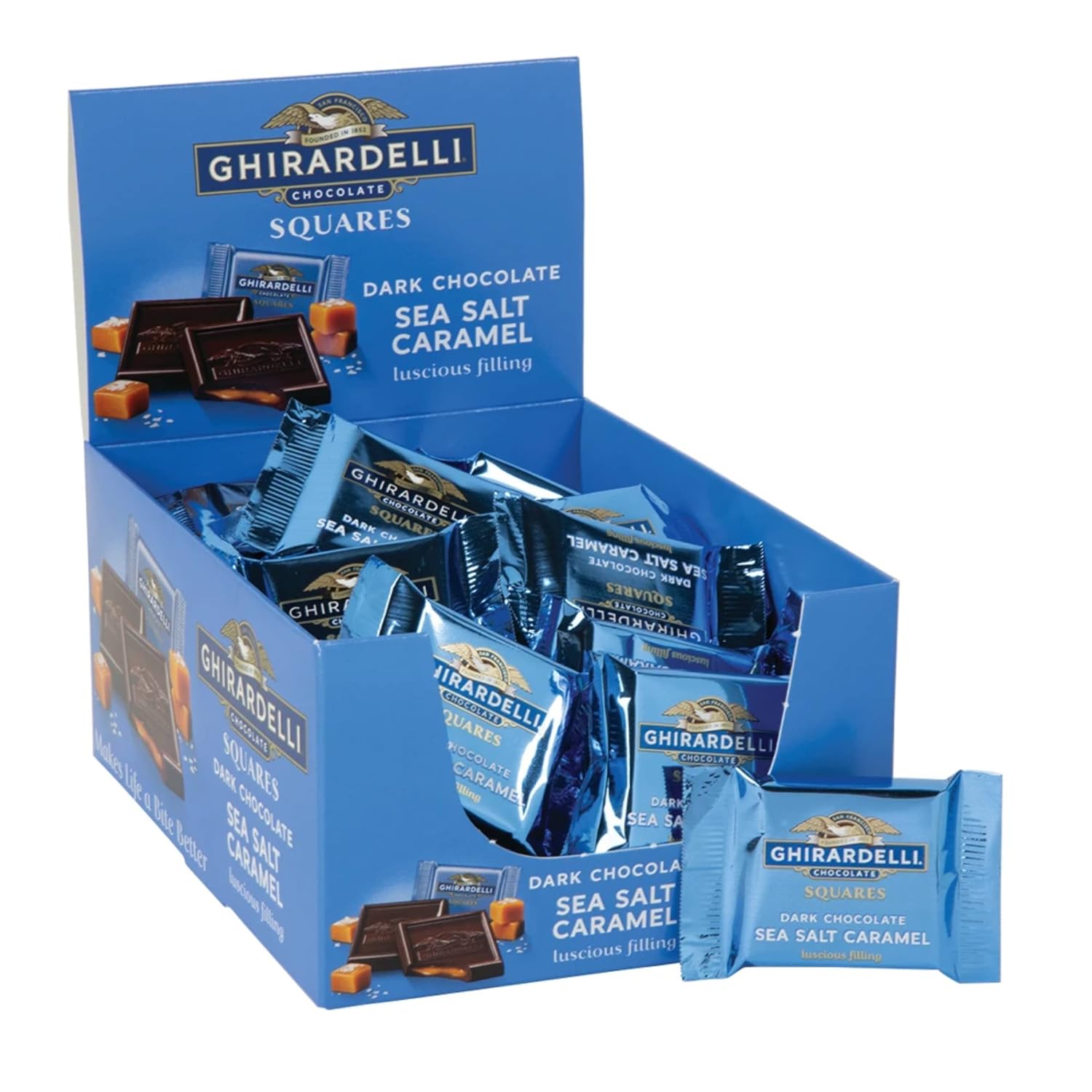 GHIRARDELLI PREMIUM DARK Chocolate Bar, 86% Cacao, 3.17oz Bar, 12 Pack