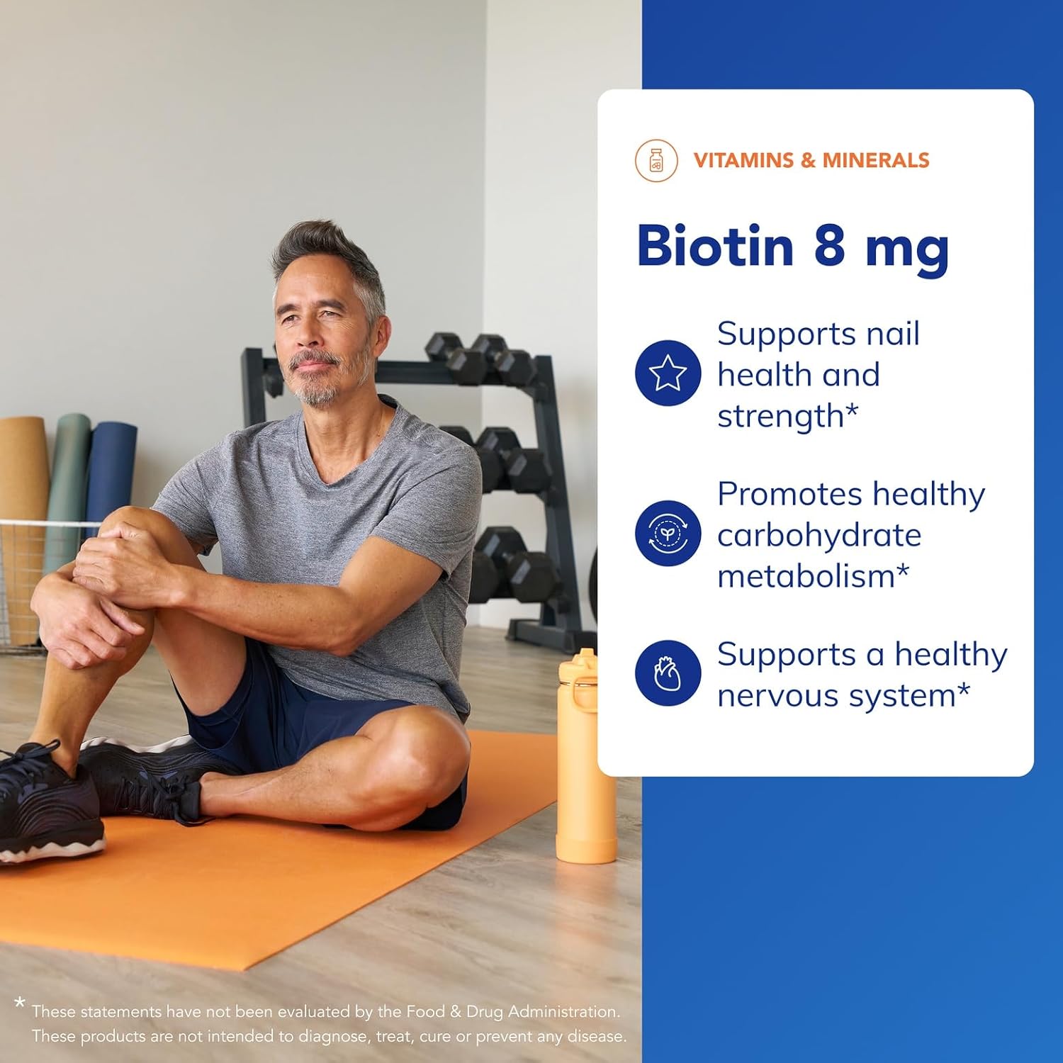 Pure Encapsulations Biotin 8 mg - B Vitamin Supplement to Aid Stress Relief, Hair, Skin & Nail Strengthening, Metabolism, Carbohydrate Support & Nervous System* - with Premium Biotin - 120 Capsules | B Vitamin Supplement for Stress Relief, Hair, Skin, an…
