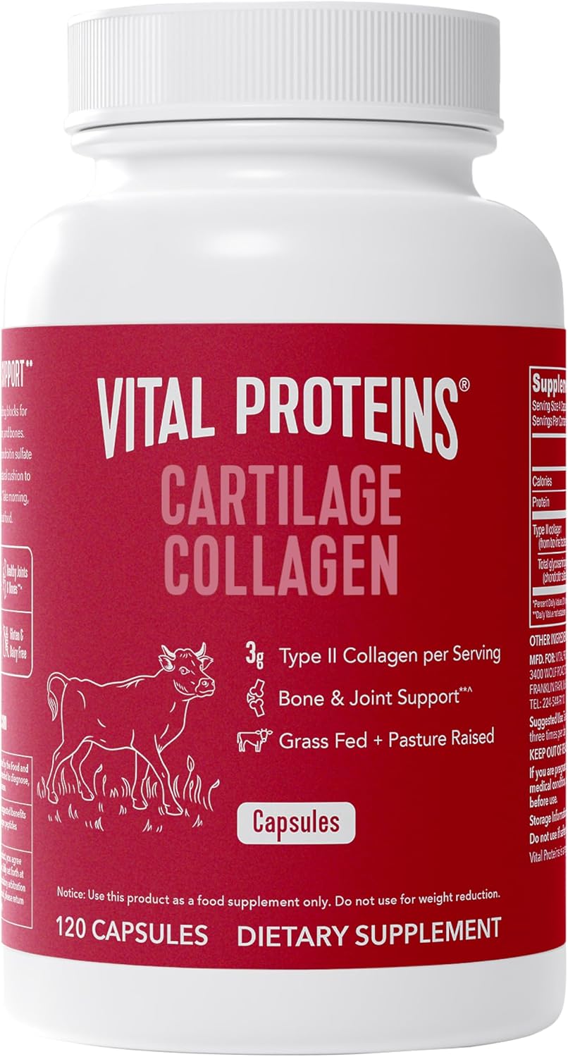 Vital Proteins Cartilage Collagen, Type II, 120 Capsules