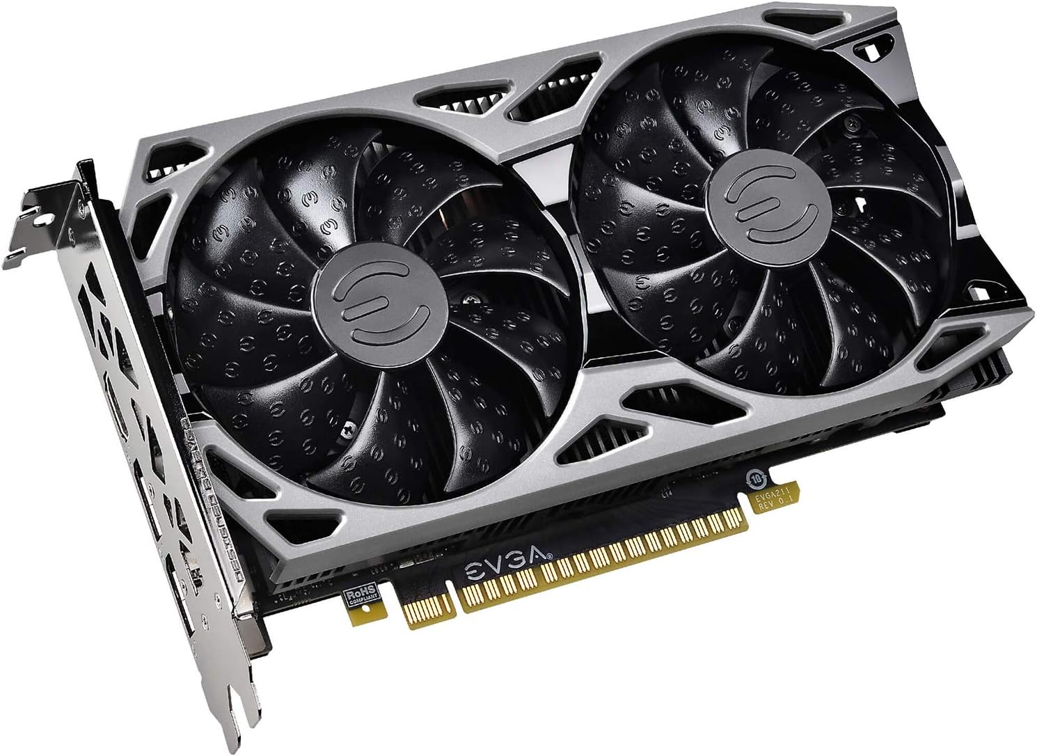 EVGA GeForce GTX 1650 SC Ultra Gaming, 04G-P4-1057-KR, 4GB GDDR5, Dual Fan, Metal Backplate