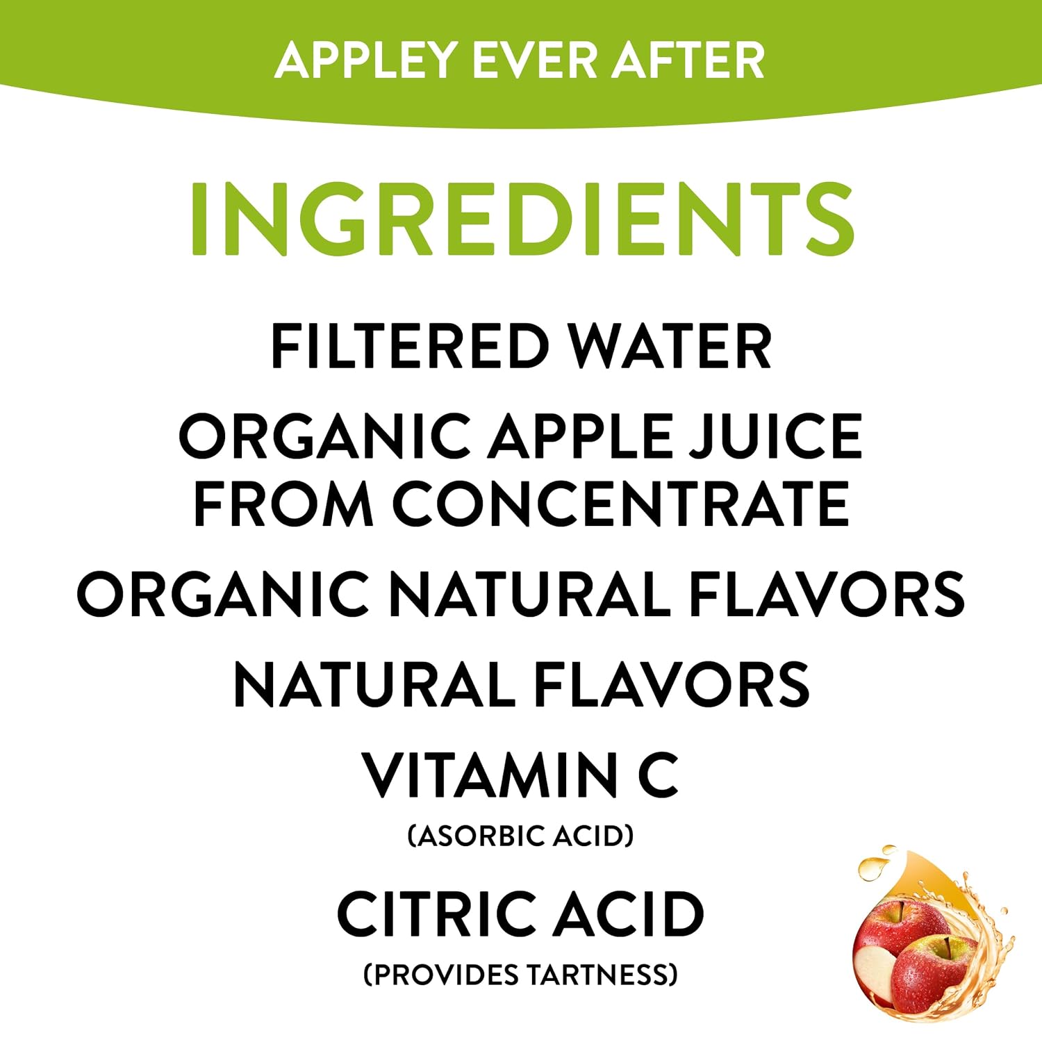 Honest Kids Appley Ever After, Organic Juice Drink, 6 Fl oz Juice Boxes, Pack Of 40, Apple