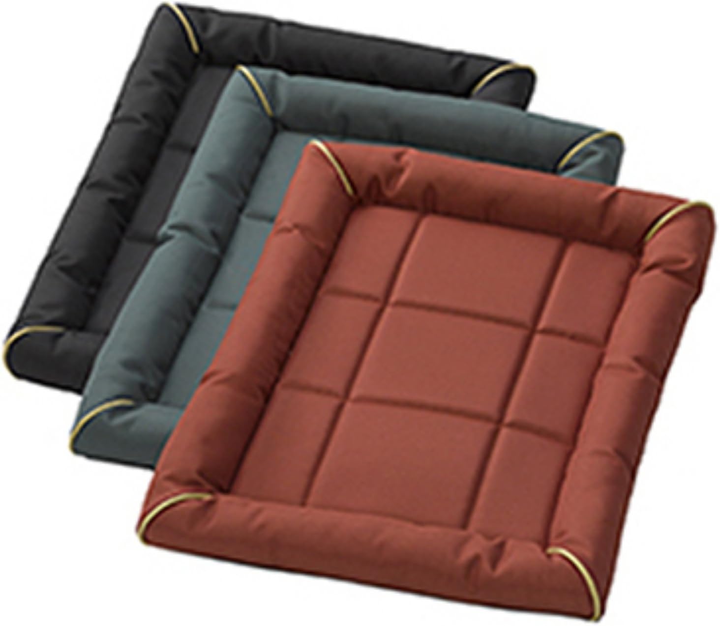 MidWest Homes for Pets Intermediate QuietTime MAXX Ultra-Rugged Dog Bed, Water & Odor Resistant, Bolstered Edge, Non-Slip Bottom, Fits 36-inch Crates, Black