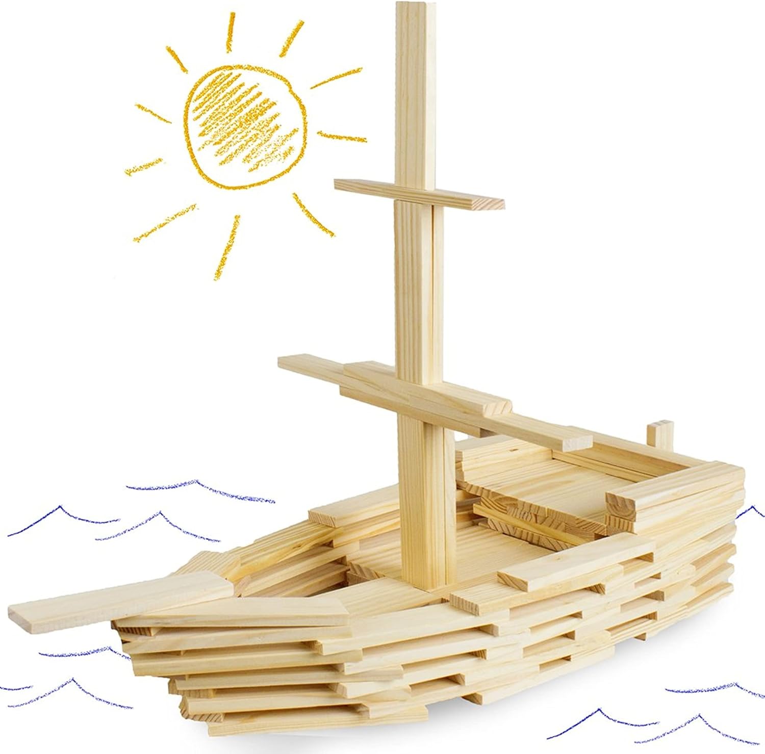 Imagination Generation Constructables! Pine Wood Building Planks