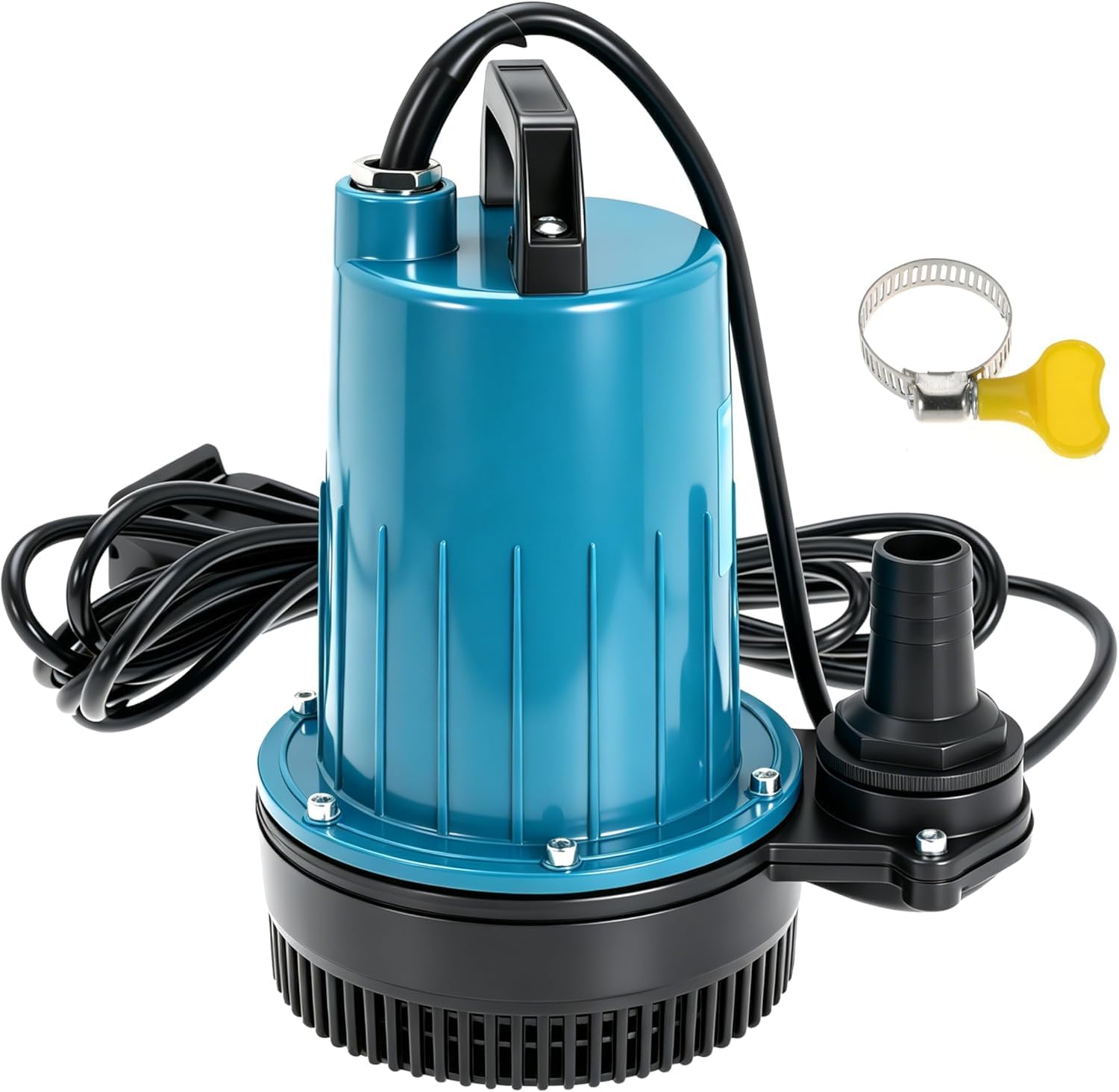 0.75HP 2900 GPH Sump Pump Electric Submersible Portable Utility Water Removal Transfer Pump for Swimming Pool Garden Pond Tubs Basement Window Wells