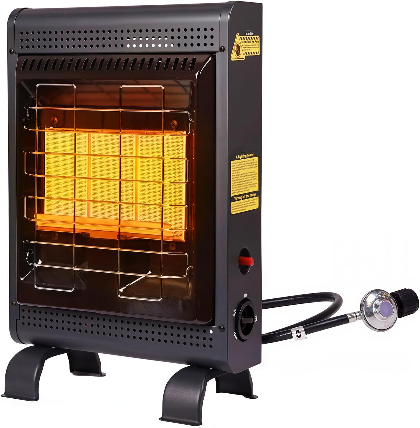 Propane Heater Indoor and Outdoor, 18000 BTU Propane Patio Heater with ODS & Tip-over Protection
