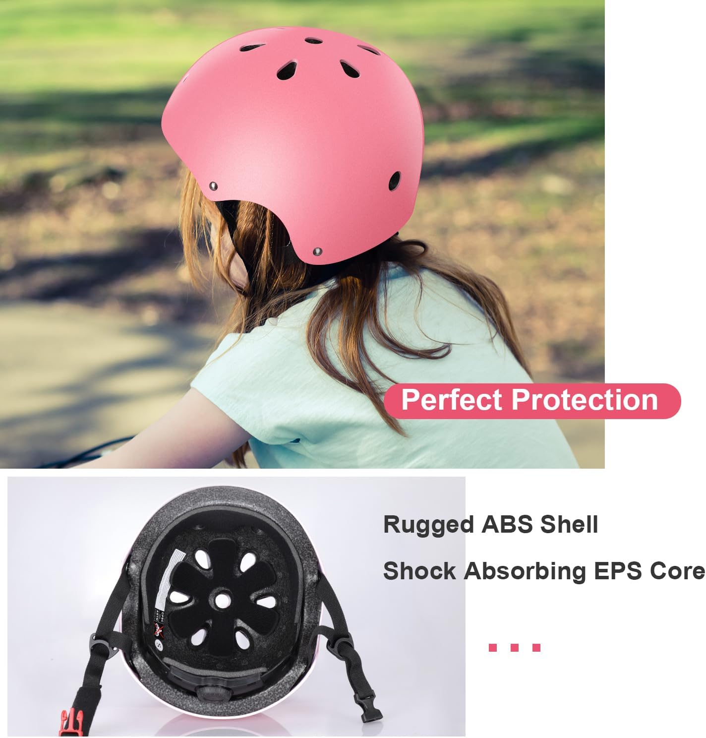 Besttravel Kids Helmet, Toddler Adjustable Kids Ages 3-8 Years Old Boys Girls Multi-Sports Safety