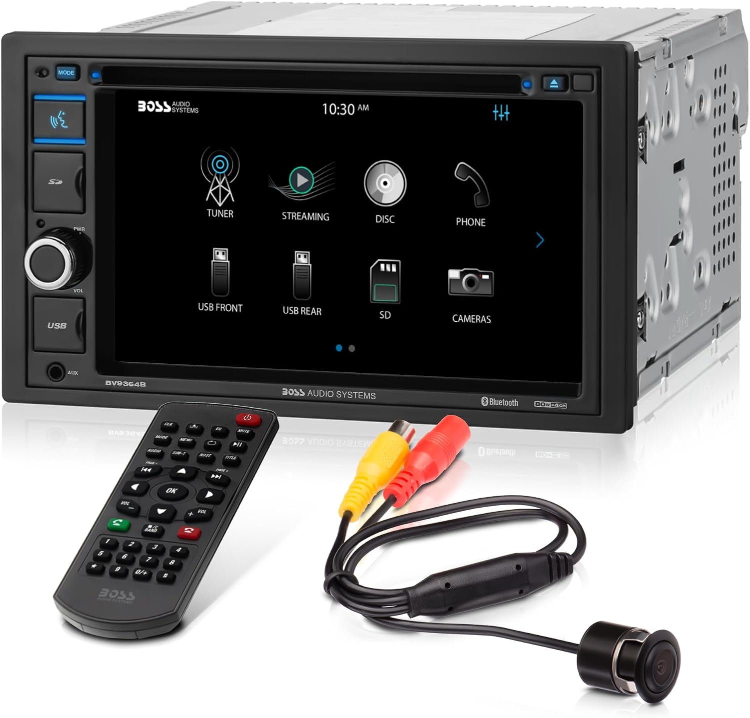 BOSS Audio Systems BV9364B Car Stereo, Hands-Free Calling, Double DIN