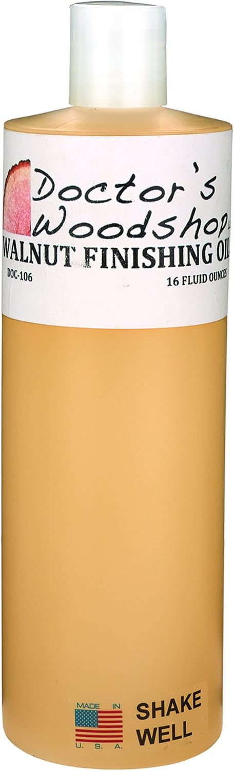 Doctor's Woodshop Walnut Finishing Oil, 16 Oz.