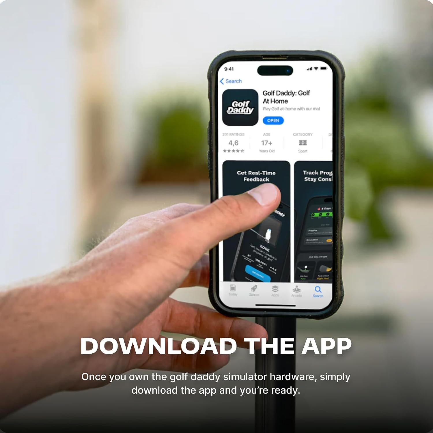 Golf at Home Simulator – AI Swing Analyzer & No Ball Practice Trainer – Real-Time Feedback