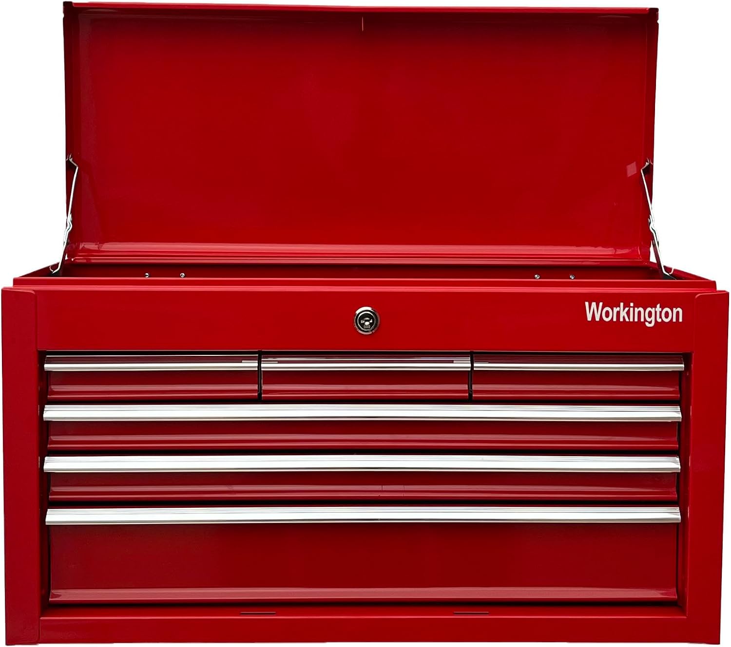 Workington Portable Metal Tool Chest with 6 Drawers, 24" 6-Drawer Tool Chest Cabinet with Ball Bearing Drawer Slides