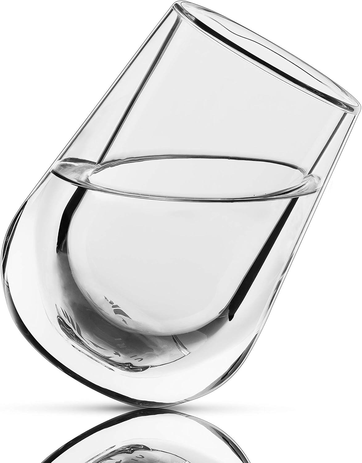 Viski Glacier Double Walled Beer Glass with Active Cooling Gel, Perfect for Cold Drinks at Indoor and Outdoor Parties, Special Occasions, Home Bar Accessories, Great Gifts for Men, 16 oz, Set of 1