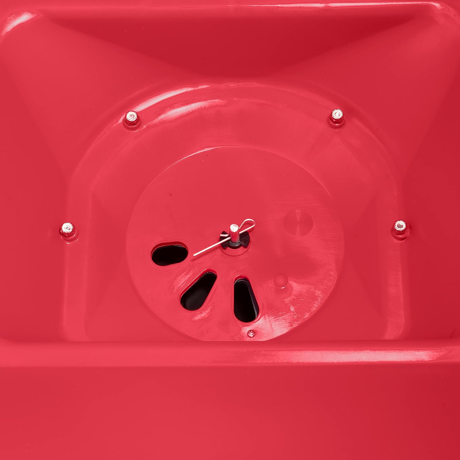 EarthWay 2170 Commercial 100 LB Broadcast Fertilizer Spreader. Red