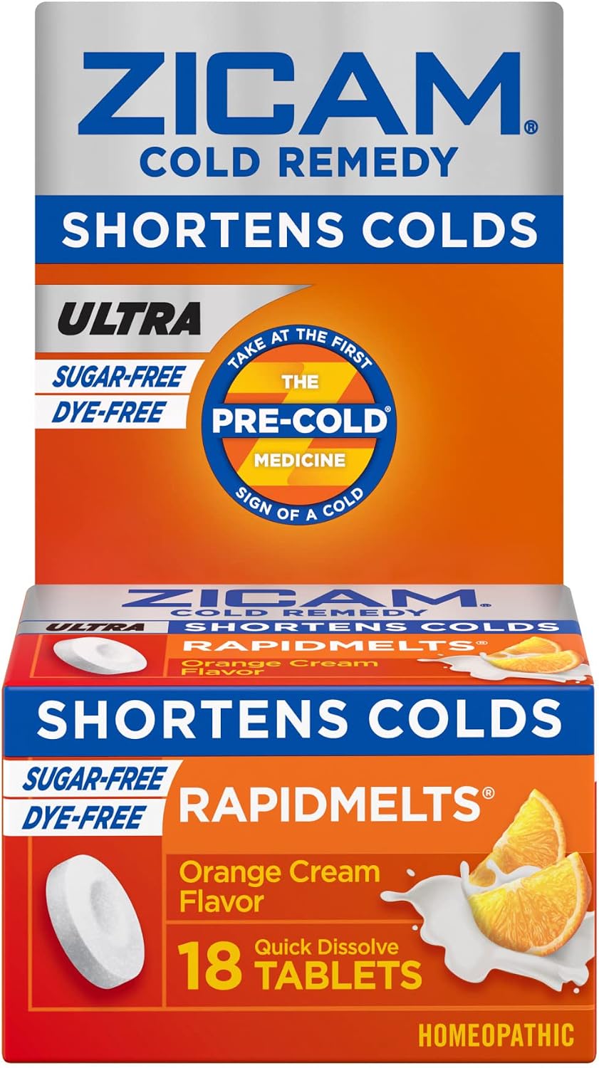 Zicam Cold Remedy RapidMelts, Citrus, 25 Count