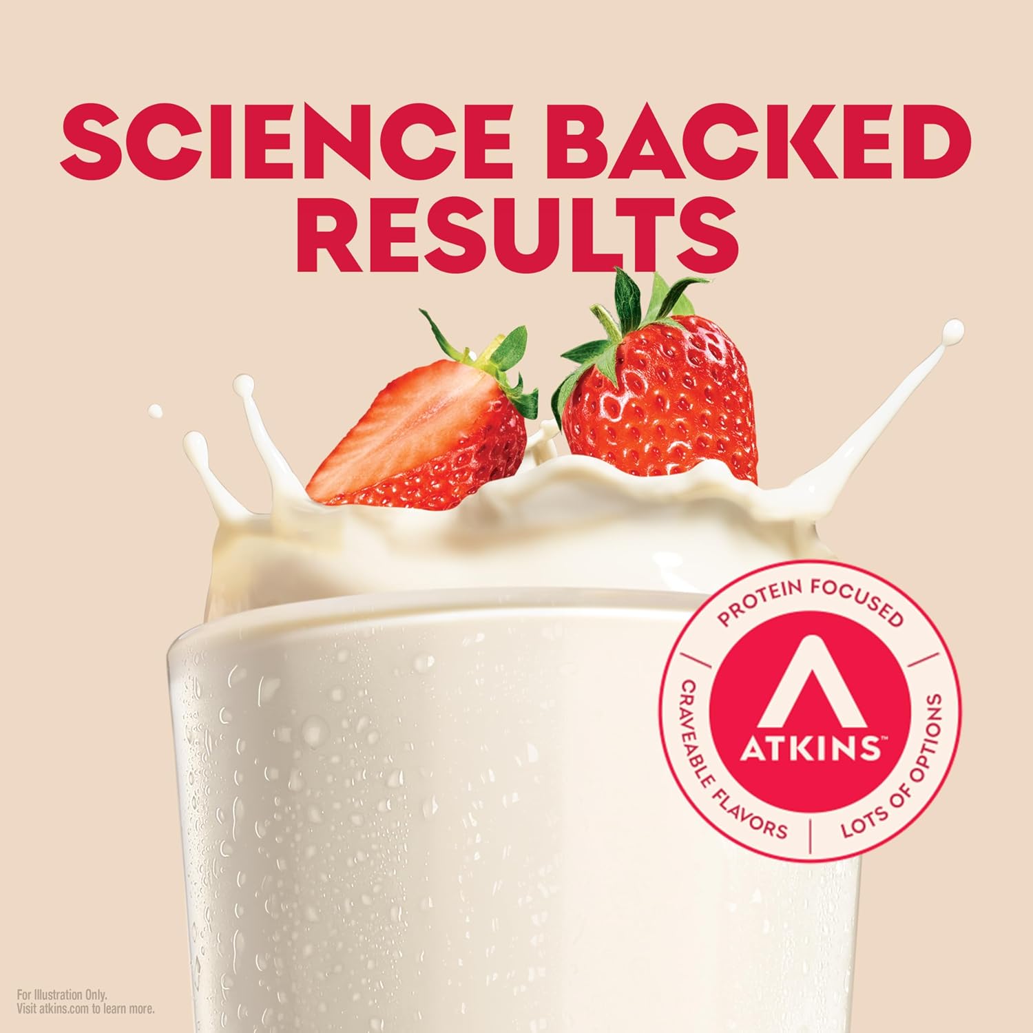 Atkins Milk Chocolate Delight High Protein Shake, 15g Protein, 12 Count | 15g Protein, 3g Fiber, 2g Net Carb, 1g Sugar, Chocolate Flavored, Keto Friendly, Ready to Drink, 12 Count
