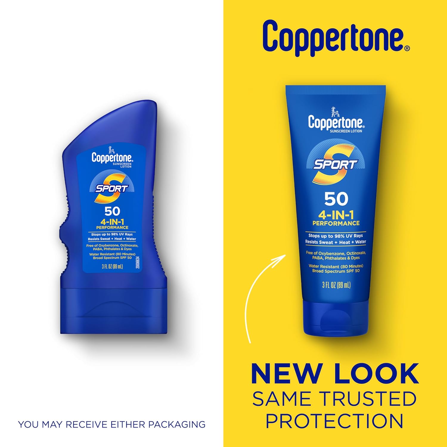 Coppertone SPORT Sunscreen Lotion SPF 30, 7 FL OZ | Sunscreen Lotion with Vitamin E, Sweat, Heat and Water Resistant, PABA, Oxybenzone, Octinoxate, Paraben and Dye Free