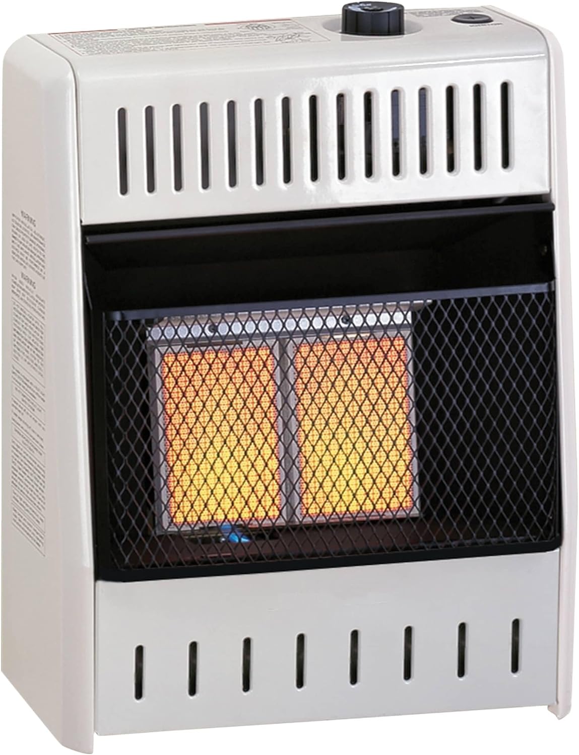 ProCom Heating Liquid Propane Ventless Infrared Plaque Heater With Base Feet - 10,000 BTU, Manual Control - Model# ML100HPA-B